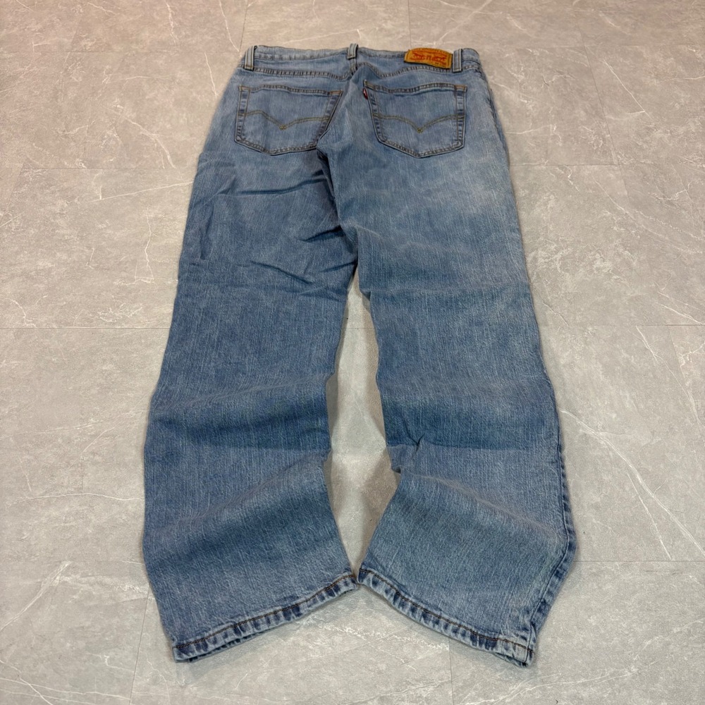 Levis 541 Athletic Taper Mens Light Wash Denim Jeans Blue W34 L32